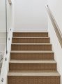 Simple Shapes Wicker Weave Peel And Stick Stair Riser Strips Brown 15 Pack 48 W X 6 H 