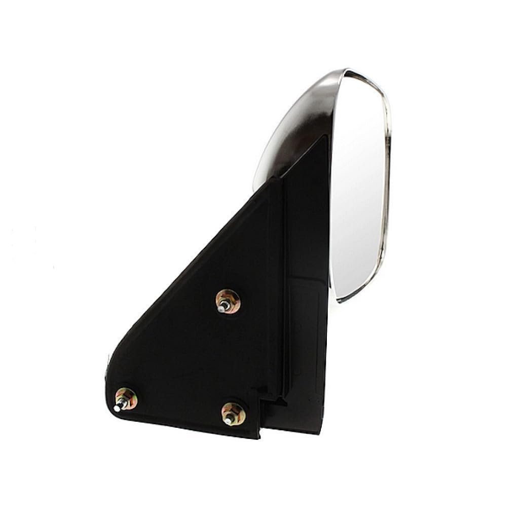 Passenger Side Door Mirror For Cadillac Escalade 1999 2000 Manual Non Heated Foldaway Polished Stainless Steel Replaces