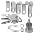 Nickel Mailbox Lock Replacement With Key Compatible For L-1172c 