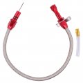 Xtremeamazing Stainless Flexible Dipstick For Gm Th400 Th350 Turbo Transmission Sbc Bbc Firewall Mount Red 