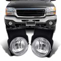 Akkon For Gmc Sierra Pickup Truck Bumper Driving Clear Fog Lights Driver Passenger Lamps With Switch Bulbs 