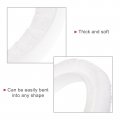 Uxcell Weather Stripping Brush 20ft L X 3 W 0 H Self-adhesive Seal Weatherstrip Sweep White For Door Window