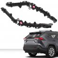 G-plus Rear Left Right Side 1pair Bumper Brackets Compatible With 2019-2021 Toyota Rav4 521550r070 521560r070 To1143129