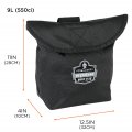 Carry Pouch For Full Respirator Masks Straps To Attach Around Belt Cover Flap Closure 10 L X 3 5 W 6 H Ergodyne Arsenal 5181