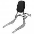 Motorcycle Backrest Sissy Bar Detachable Passenger Rear Pad Compatible For Suzuki Boulevard C50 2005 2006 2007 2008 2009 2010 