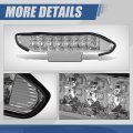 Auto Dynasty Dual Row Led Chrome Housing 3rd Third Tail Brake Light Lamp Compatible With Xterra Wd22 00-04