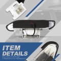 Auto Dynasty Dual Row Led Chrome Housing 3rd Third Tail Brake Light Lamp Compatible With Xterra Wd22 00-04