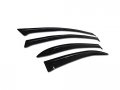 R L Racing Smoke Sun Rain Guard Visors Deflector Window For 2006-2011 Honda Civic 4dr 4p 
