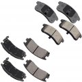 Aintier Automotive Replacement Brake Pads Front Rear Fit For Buick Riviera 1995-1996 For Cadillac Deville 1994-1996 Eldorado