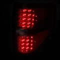 Auto Dynasty Tail Lights For 2009-2014 Ford F150 Driver And Passenger Side Full Led Brake Lamps Replacement Chrome Housing Red