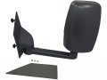 Left Driver Sider Power Tow Mirror Manual Folding Telescoping Black Compatible With 2009-2011 Chevy Express 4500