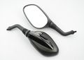 Goofit 8mm Black Rear View Mirror For Gy6 50cc 125cc 150cc 250cc Scooter Moped Motorcycle Pair