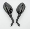 Goofit 8mm Black Rear View Mirror For Gy6 50cc 125cc 150cc 250cc Scooter Moped Motorcycle Pair