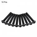 Uxcell M8x55mm Hex Socket Button Head Cap Bolts Screws Carbon Steel 10pcs