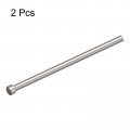 Uxcell Straight Ejector Pins 10mm 25 64 Dia 65mn Steel Round Tip Punch 200mm 8 Long For Mechanical Maintenance 2pcs
