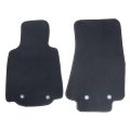 Secos 2pcs Replacement Black Velour Front Rear Floor Mats Carpet For Nissan 370z All-weather Set 2009 2010 2011 2012 2013 2014 