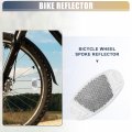 X Autohaux Bike Reflectors Bicycle Warning Reflector For 3 70 X1 61 X0 39 Abs White 2pcs