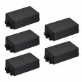 5pcs 65 X 38 22mm Electronic Plastic Diy Junction Box Enclosure Case Black 