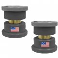 Pair Front Right Left Track Bar Bushing Kit Fits Ford F-350 1985-1998 