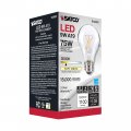 Satco 6 Pack Dimmable Led Filament Lamps S12423 High Lumens 10 5 Watt A19 Clear Medium Base 3000k 90 Cri 120 Volt For Use At