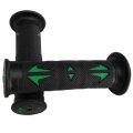 Httmt- Left 7 8 Right 1 Universal Atvs Pwc Rubber Comfort Grips- Green For Left Side 22mm 25mm Motorcycle Hand Grips 