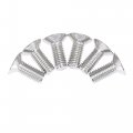 X Autohaux 6pcs Blue M8x20mm Aluminum Alloy Fender Bumper Washer Bolt Engine Bay Dress Up Fastener For Car Motorcycle