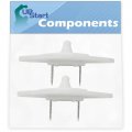 2-pack Dryer Thermistor Replacement For Whirlpool Wgd6600vu0 Wp8577274 Upstart Components Brand