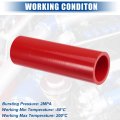 Uxcell 1 5 Id 6 Length 4-ply Reinforced High Temp Straight Coupler Silicone Reducer Hose Red For Car Intercooler Intake Piping