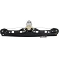 Power Window Regulator Driver Side Rear For Mercedes Benz C240 C320 2001 2005 Replacement Mb1550112 2037300346 Without Motor 