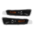Front Bumper Turn Signal Lights For 2005 2006 2007 2008 2009 Ford Mustang Clear Lens Black Housing Side Marker Lamps Pair
