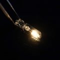 X Autohaux 10pcs Dc 12v T5 W1 2w Led Dashboard Light White For Car Internal