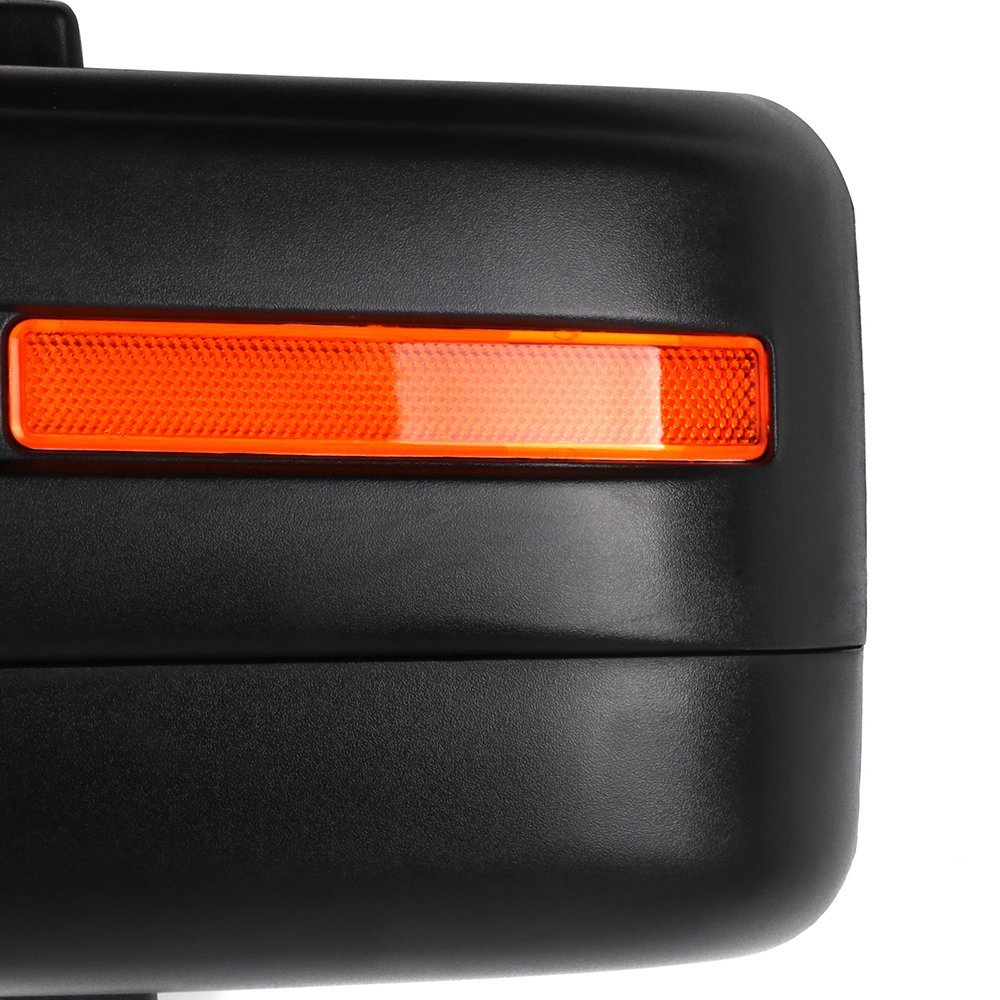 Towing Mirror For 2004 2014 F 150 Pickup Truck Left Driver Side Power Adjusted Heated With Turn Signal And Puddle Light Black