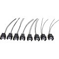 Aip Electronics Set Of 8 Premium Fuel Injector Connector Pigtails For 1997-2001 Infiniti Q45 V8 Fit Wh1004x8