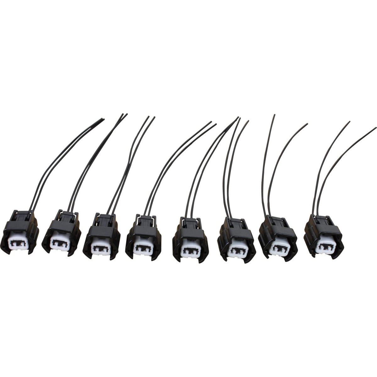 Aip Electronics Set Of 8 Premium Fuel Injector Connector Pigtails For 1997-2001 Infiniti Q45 V8 Fit Wh1004x8