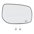 Passenger Side Mirror Glass For Toyota Corolla 2009 2010 2011 2012 2013 Convex Heated Without Signal Or Blind Spot Replaces 