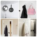 Clear Adhesive Wall Hooks All Purpose Sticky Extra Large Transparent Heavy Duty Waterproof Rustproof Hanging -10 Pack 22lb Max