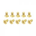 Flat Head Socket Cap Screws M2 5-0 45 X 5mm Brass Inner Hex Drive Fasteners Bolts 20pcs