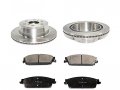 Rear Ceramic Brake Pad And Rotor Kit Compatible With 2007-2014 Chevy Tahoe 