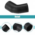 Uxcell Engine Coolant Hose For Bmw E82 E90 E91 E92 E93 No 11537516414 Rubber Black