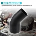 Uxcell Engine Coolant Hose For Bmw E82 E90 E91 E92 E93 No 11537516414 Rubber Black