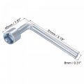 Uxcell 13mm Metric L Shaped Angled Open Hex 6 Point Socket Wrench Single Ended 5 Pcs