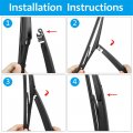 X Autohaux Rear Window Windshield Wiper Blade Arm Set For Mazda 5 6 Estate