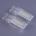 Mathenia Car Parts 2pcs 2 Pin Led Footwell Light Lamp White For Vw Volkswagen Golf 5 6 Jetta Passat Sharan Touareg Eos Scirocco