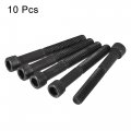 Uxcell 3 8-16x3 Hex Socket Head Cap Screw Bolts 12 9 Grade Alloy Steel 10pcs
