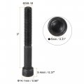 Uxcell 3 8-16x3 Hex Socket Head Cap Screw Bolts 12 9 Grade Alloy Steel 10pcs