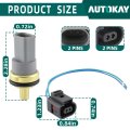 06a919501 Water Coolant Temperature Sensor Fits For Audi A4 A6 A8 S4 S6 S8 Rs4 Rs6 Tt Allroad Quattro Vw Passat Beetle Eurovan