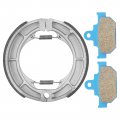 Aluminum Front Rear Brake Shoes Pads For Suzuki Ls650 Savage Ls 650 K L P F Boulevard S40 650cc 1986-2015 Drum 