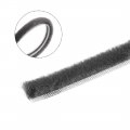Uxcell Brush Weather Stripping 5m 16 4ft Card-slot Seal Strip Pile Weatherstrip Door Sweep For Window 7x8mm Wxh