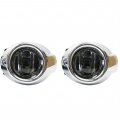 2pcs Clear Lens Driving Fog Lights With Bulbs Replacement For 2012-2014 Focus S Se Sel Titanium Models