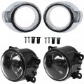 2pcs Clear Lens Driving Fog Lights With Bulbs Replacement For 2012-2014 Focus S Se Sel Titanium Models